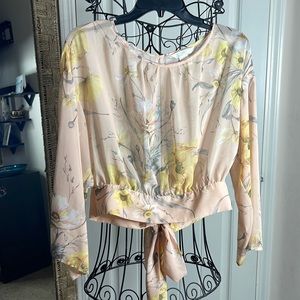 Sheer top, Size US 8 from H&M.